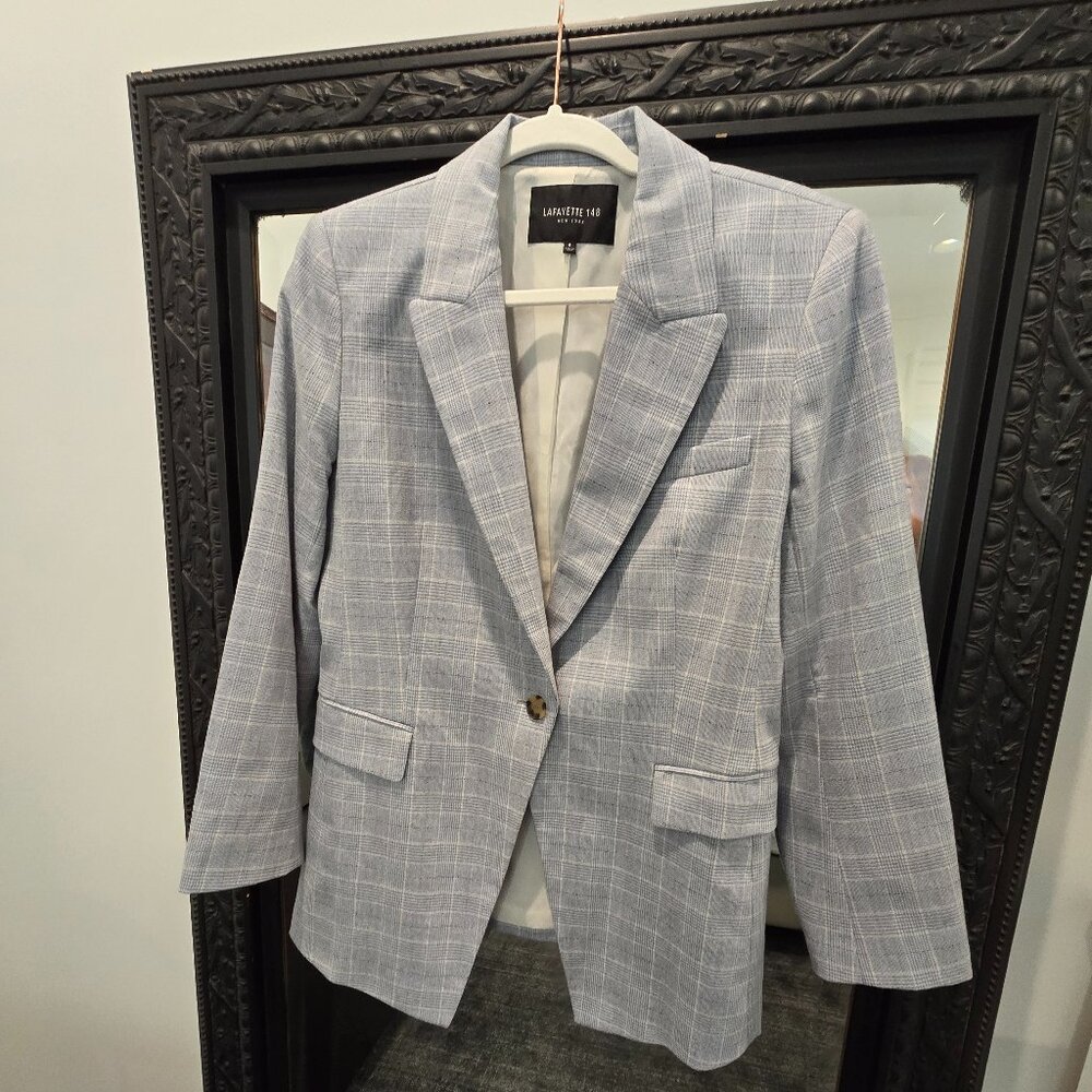 Lafayette 148 Wool And Cashmere Jacket Size 8 - image 1